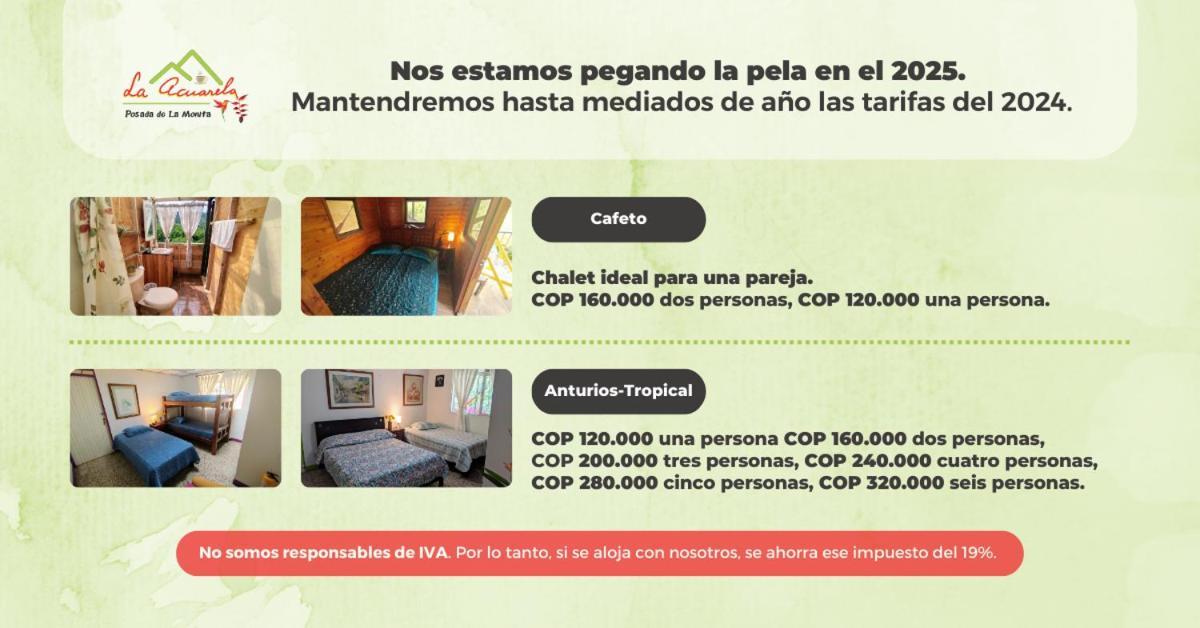 La Acuarela, Posada de La Monita Pereira Exterior foto